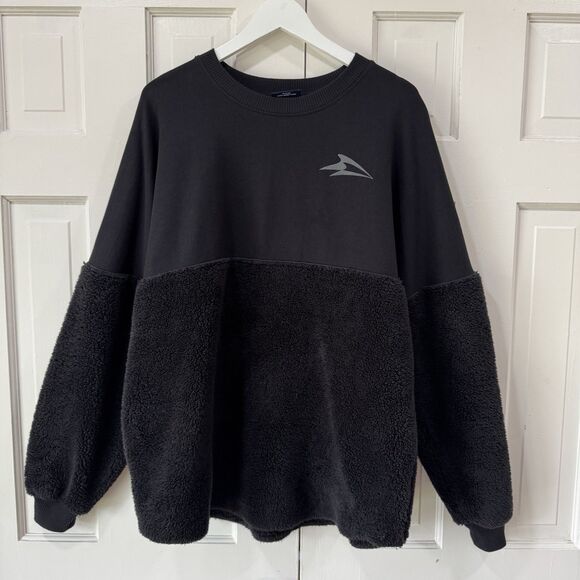 Spirit Jersey Sea World Spell-Out Fleece Black Long Sleeve Shirt Adult Large GUC - Picture 2 of 12